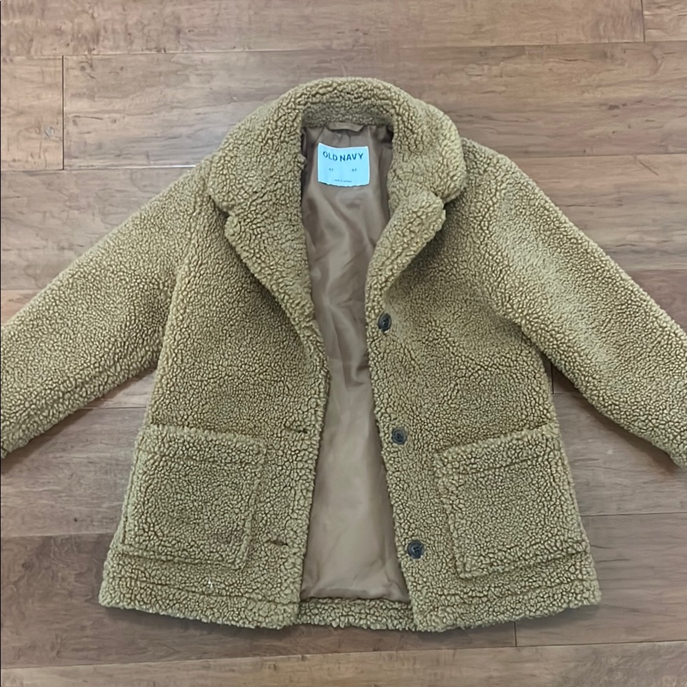 Old Navy Tan Puffer Jacket Cozy Style